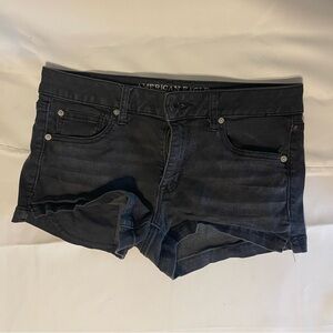 American Eagle Outfitters Women's Dark Gray Jean Shorts